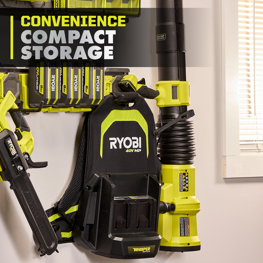 40V HP Brushless 850 CFM Backpack Blower Kit